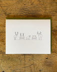 Antlers Holiday Letterpress Card