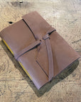 Hand Bound Leather Journal Brown