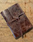 Medium Handbound Leather Journal - Lined Pages