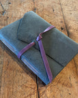 Medium Hand Bound Leather Journal - Plain Pages