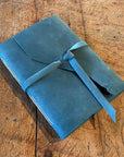 Medium Hand Bound Leather Journal - Plain Pages