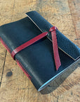 Medium Hand Bound Leather Journal - Plain Pages