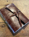Hand Bound Leather Journal Brown