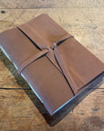 Hand Bound Leather Journal Brown