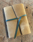 Large Hand Bound Leather Journal - Lined Pages