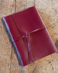 Large Hand Bound Leather Journal - Lined Pages