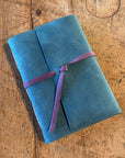 Large Hand Bound Leather Journal - Lined Pages