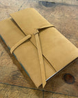 Large Hand Bound Leather Journal - Lined Pages