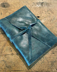 Hand Bound Leather Journal Green