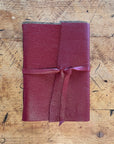 Large Hand Bound Leather Journal - Plain Pages