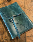 Large Hand Bound Leather Journal - Plain Pages
