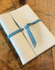 Large Hand Bound Leather Journal - Plain Pages