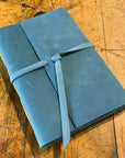 Large Hand Bound Leather Journal - Plain Pages