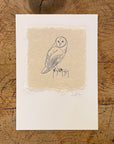 Bird Letterpress Prints on Handmade Paper