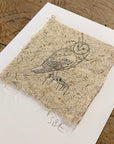 Bird Letterpress Prints on Handmade Paper