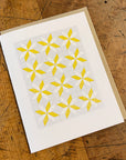 Bright Stars Quilt Letterpress Card