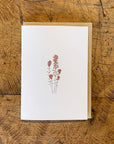 Desert Paintbrush Letterpress Card