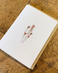 Desert Paintbrush Letterpress Card