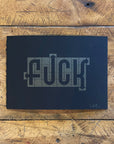 Alpha-blox Fuck Letterpress Print