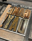 Happy Cake Day Letterpress Birthday Card