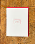 Love Letter Letterpress Card