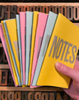 Letterpress Pocket Notebook
