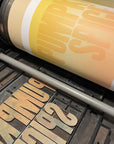 Pumpkin Spice Letterpress Print