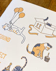 Purrfect Birthday Letterpress Card