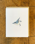 Pygmy Nuthatch Letterpress Card