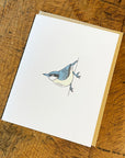 Pygmy Nuthatch Letterpress Card