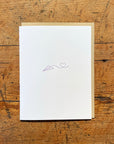 Sending Love Letterpress Card