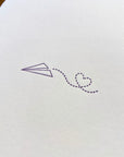Sending Love Letterpress Card