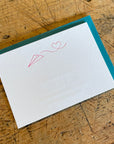 Sending Love Letterpress Gift Enclosure Card