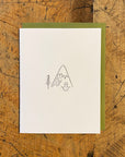 Snowman Letterpress Holiday Cards