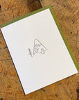 Snowman Letterpress Holiday Cards