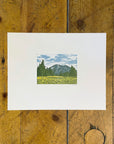 South Sister from Wickiup Plain Letterpress Print