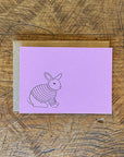 Animal Sweater Letterpress Gift Enclosure Cards - Set of 10