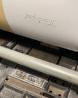 Thank You Letterpress Cards