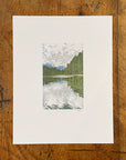 Todd Lake Letterpress Print