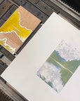 Todd Lake Letterpress Print