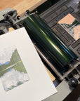 Todd Lake Letterpress Print