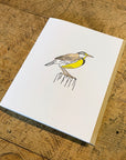 Western Meadowlark Letterpress Card
