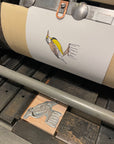 Western Meadowlark Letterpress Card