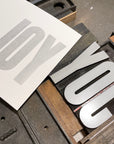 Wishing You All The Joy Letterpress Holiday Card