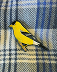 American Goldfinch Bird Enamel Pin