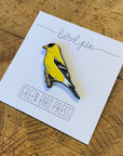 American Goldfinch Bird Enamel Pin
