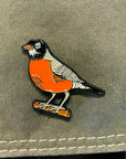 American Robin Bird Enamel Pin