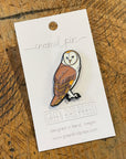 Barn Owl Enamel Pin