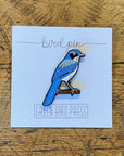 California Scrub Jay Bird Enamel Pin