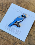 California Scrub Jay Bird Enamel Pin